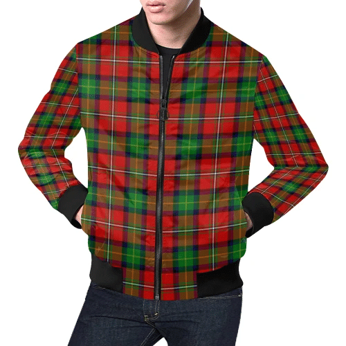 Boyd Modern Tartan Plaid Bomber Jacket