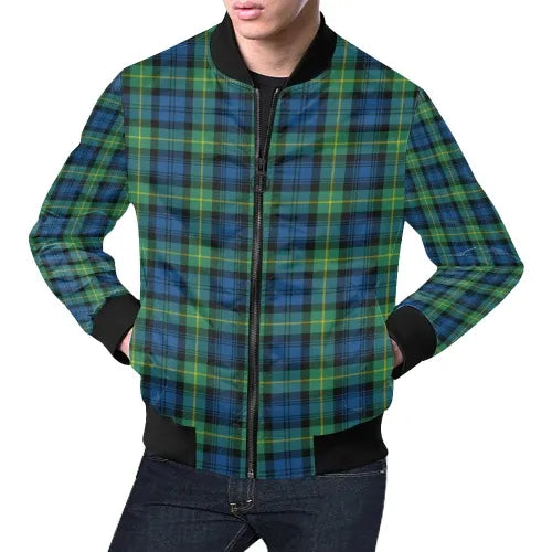 Gordon Ancient Tartan Plaid Bomber Jacket