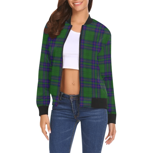 Lockhart Modern Tartan Plaid Bomber Jacket