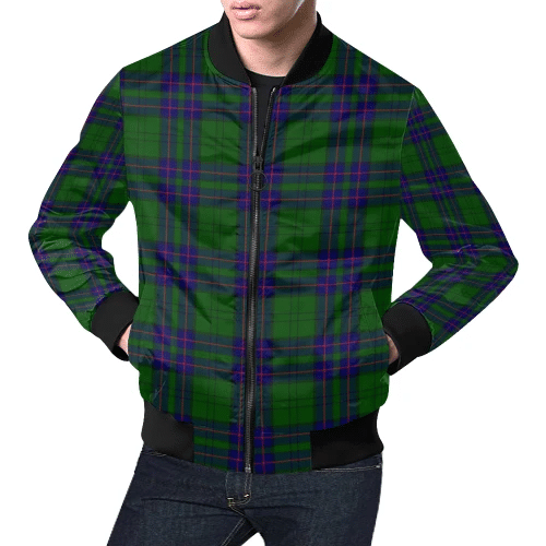 Lockhart Modern Tartan Plaid Bomber Jacket