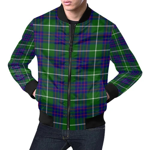 MacIntyre Hunting Modern Tartan Plaid Bomber Jacket