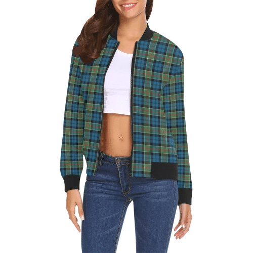 Colquhoun Ancient Tartan Plaid Bomber Jacket