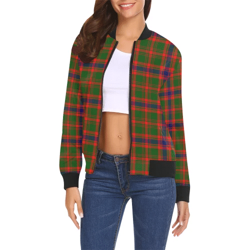 Nithsdale District Tartan Plaid Bomber Jacket