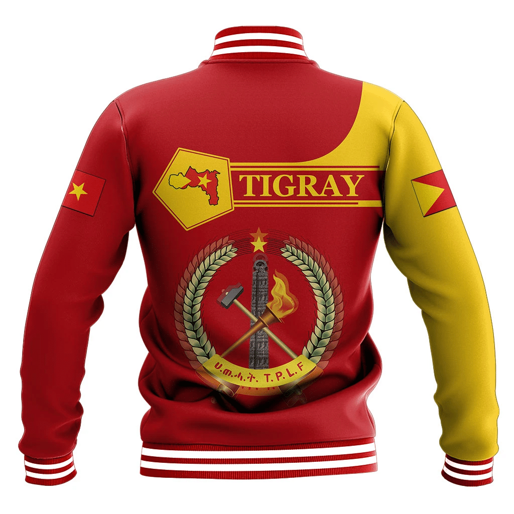 Africa Jacket - Personalized Tigray Simple Style Baseball Jacket