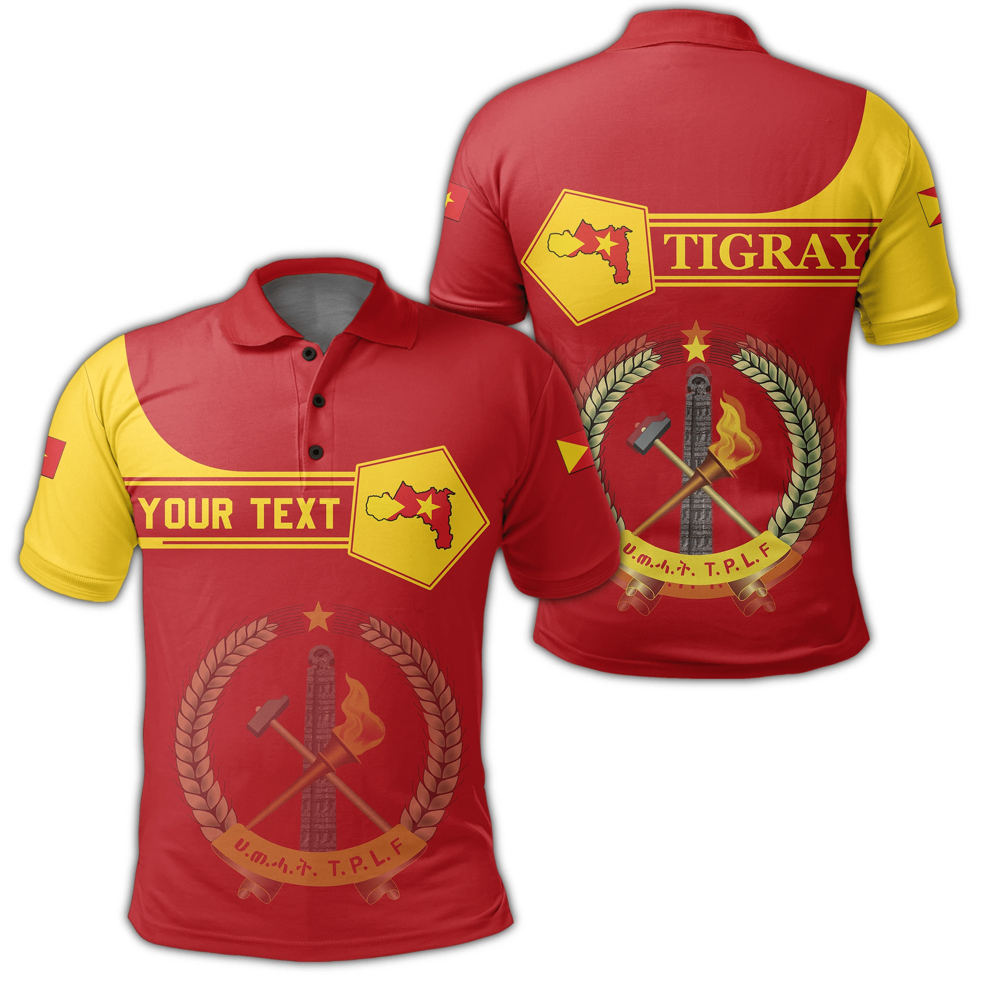 Personalized Tigray Simple Style Polo Shirt