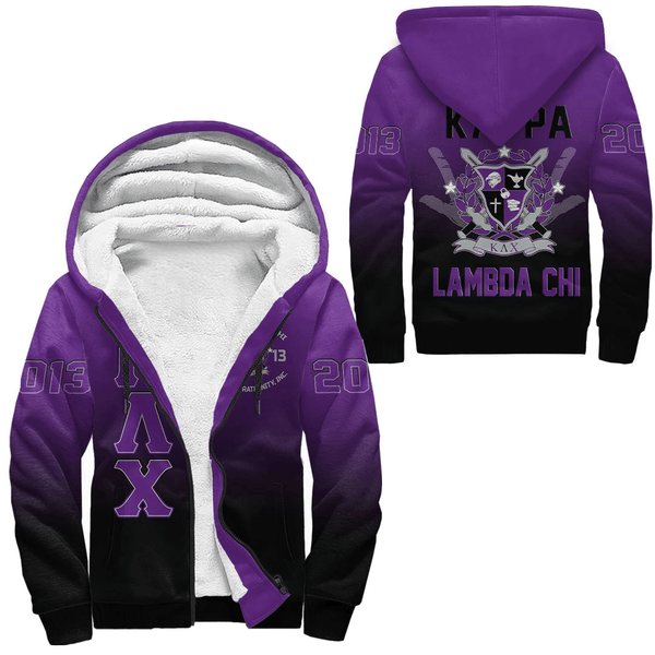 Hoodie - Kappa Lambda Chi Gradient Sherpa Hoodies