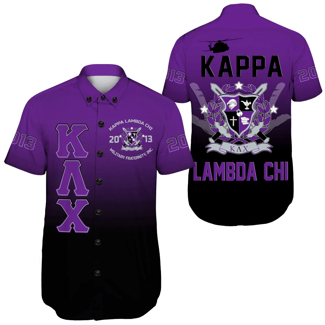 Africa Zone Short - Kappa Lambda Chi Gradient Short Sleeve Shirt A31