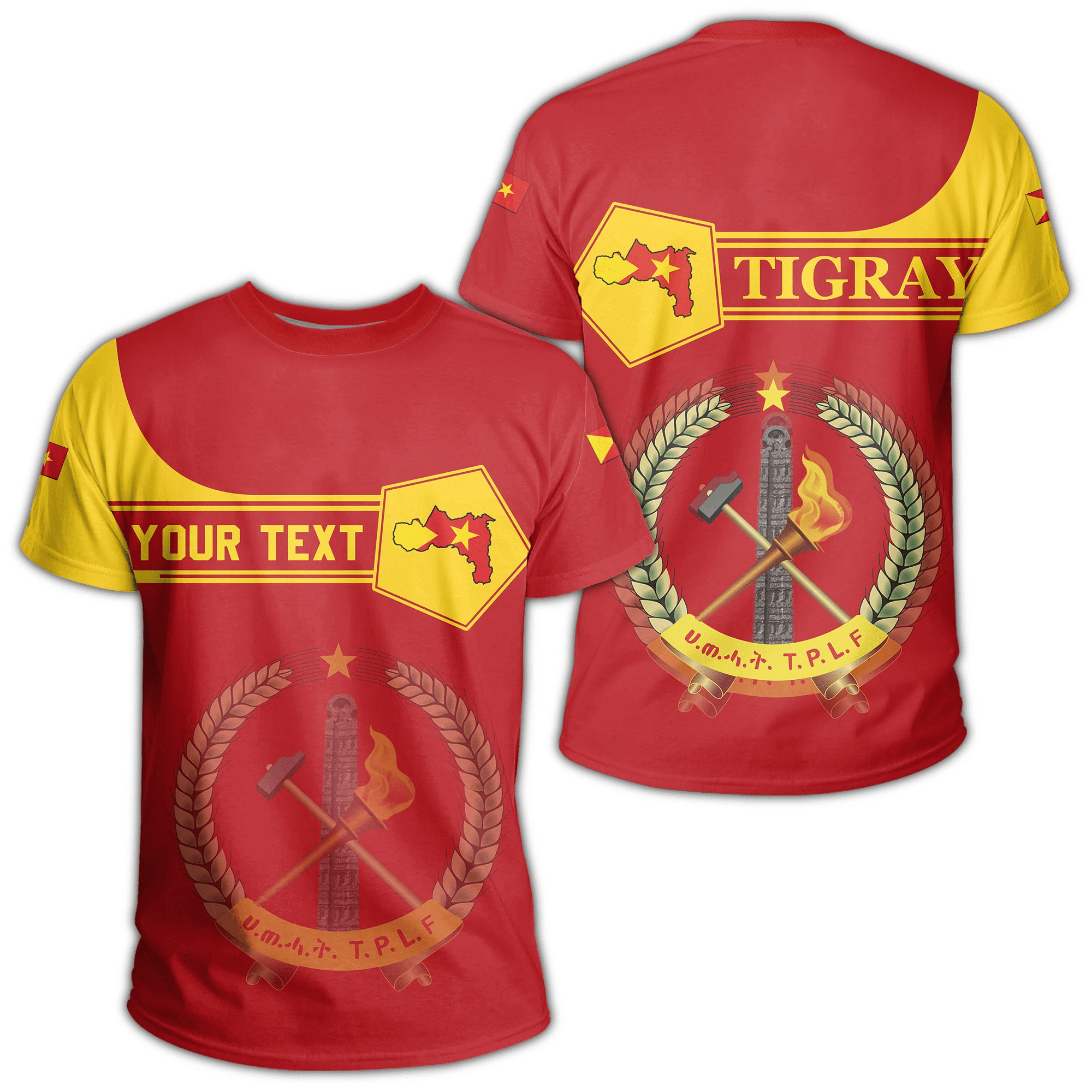 Personalized Tigray Simple Style T-Shirt