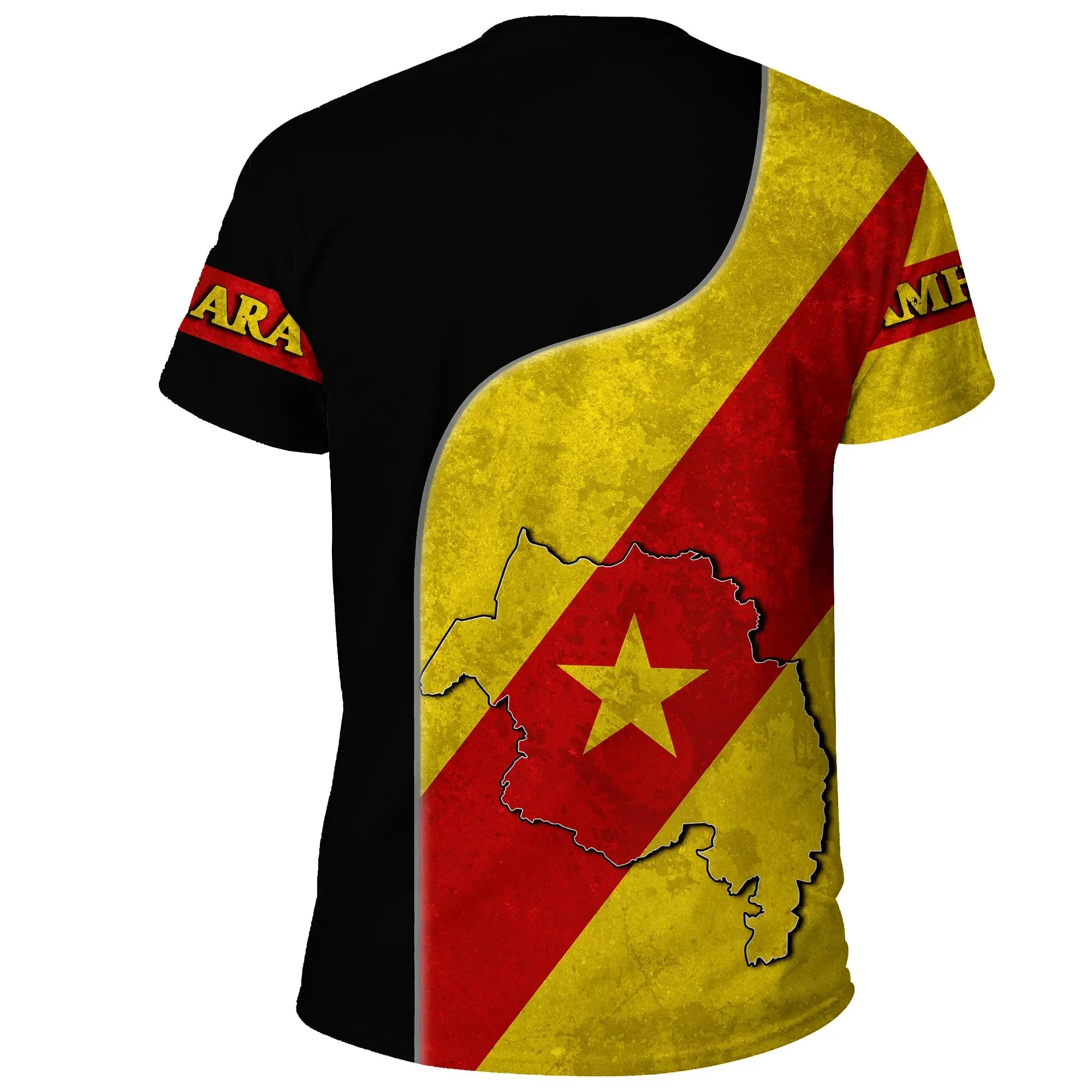 Amhara Flag Coat Of Arms T-shirt