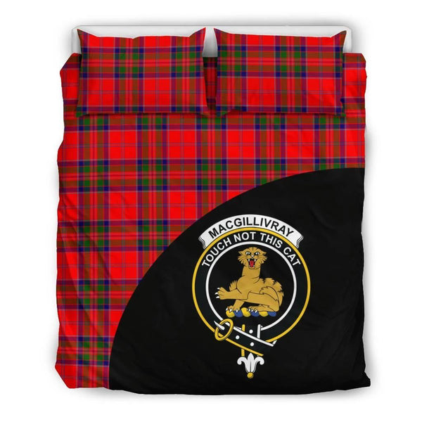 MacGillivray Modern Clan Bedding Set, Scottish Tartan MacGillivray Modern Clans Bedding Set Wave Style