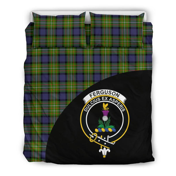 Fergusson Modern Clan Bedding Set, Scottish Tartan Fergusson Modern Clans Bedding Set Wave Style