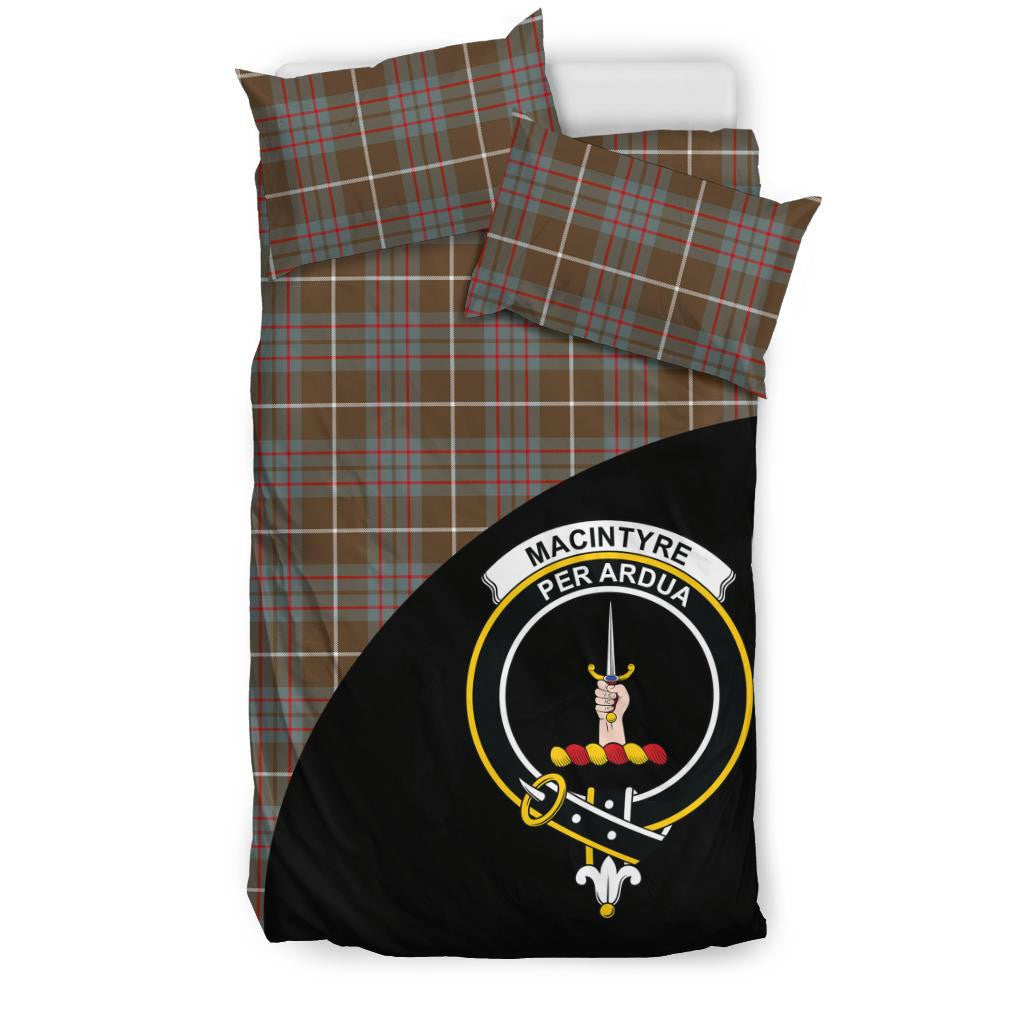 MacIntyre Hunting Weathered Clan Bedding Set, Scottish Tartan MacIntyre Hunting Weathered Clans Bedding Set Wave Style