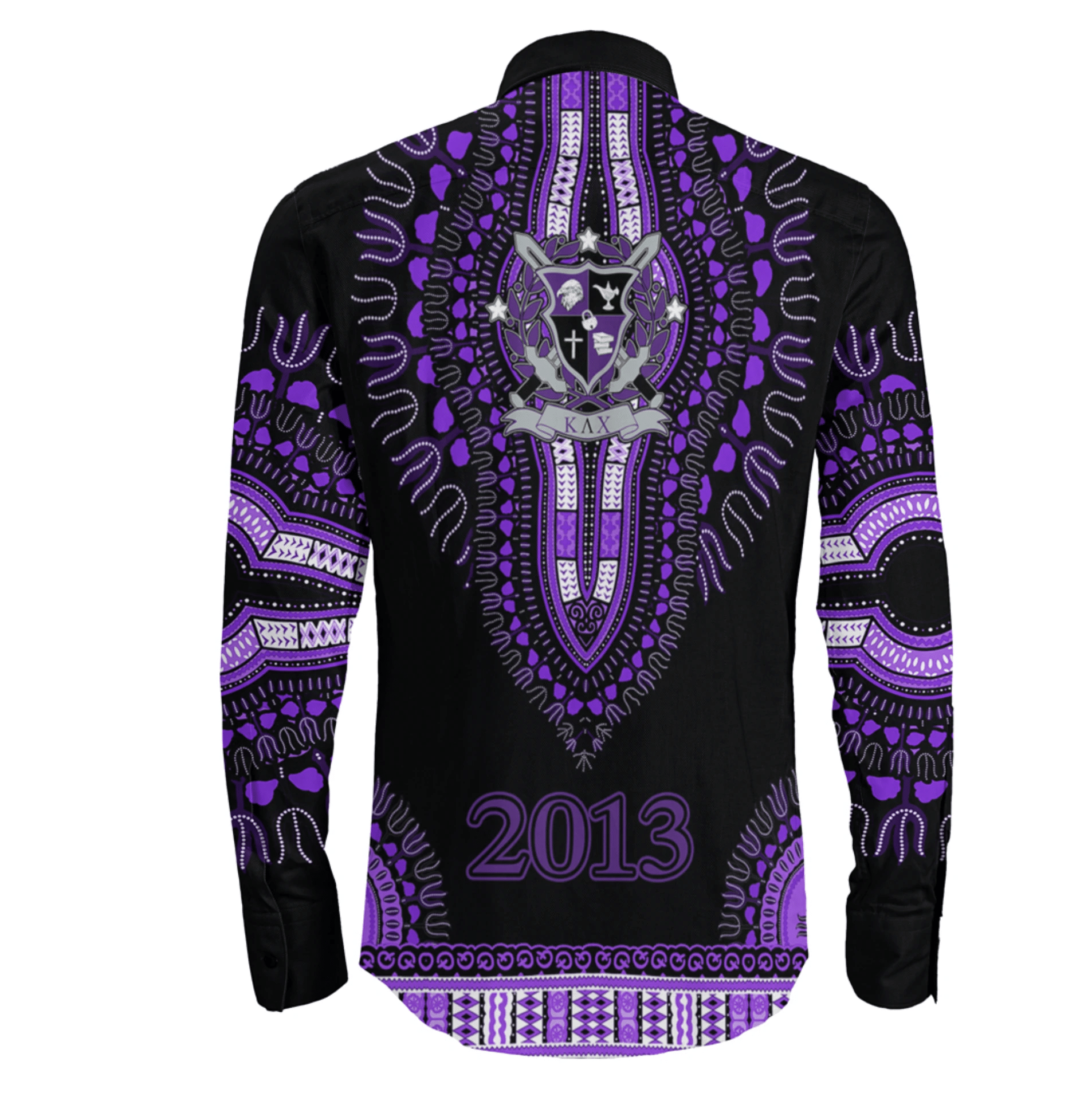 Shirt - Kappa Lambda Chi Dashiki Long Sleeve Button Shirt