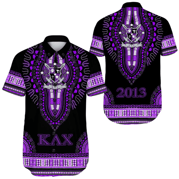 Africa Zone Short - Kappa Lambda Chi Dashiki Short Sleeve Shirt A31