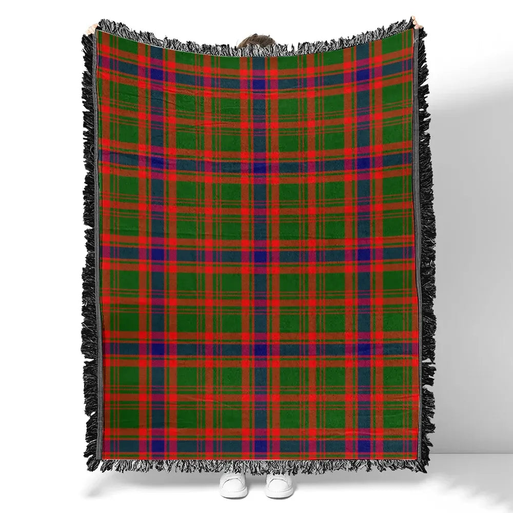 Scottish Tartan Nithsdale District Clan Woven Blanket Plaid Style