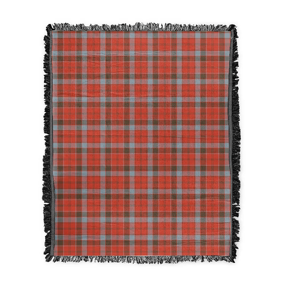 Scottish Tartan Robertson Weathered Clan Woven Blanket Plaid Style