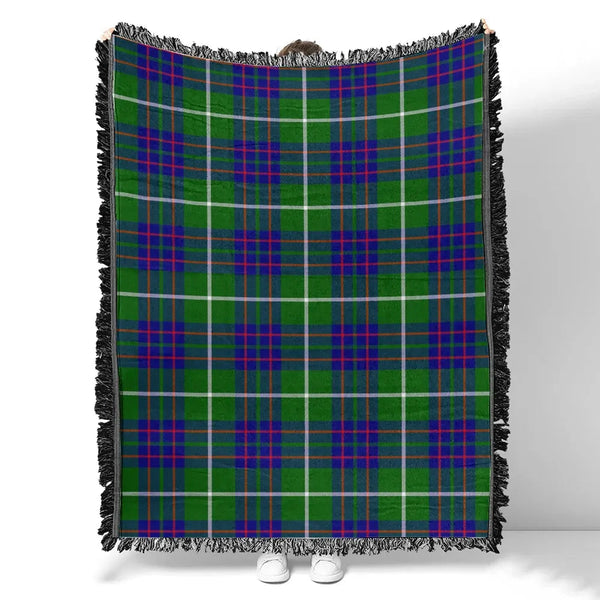 Scottish Tartan MacIntyre Hunting Modern Clan Woven Blanket Plaid Style