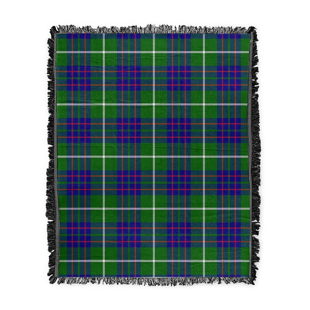 Scottish Tartan MacIntyre Hunting Modern Clan Woven Blanket Plaid Style