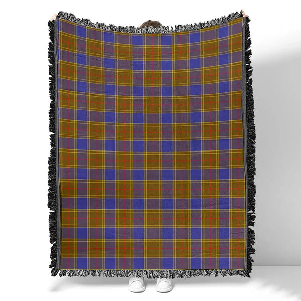 Scottish Tartan Balfour Modern Clan Woven Blanket Plaid Style