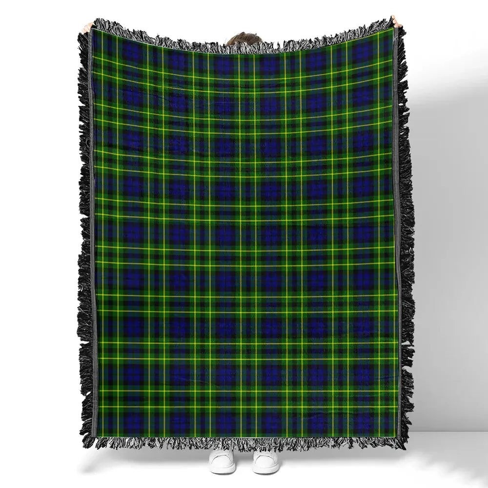 Scottish Tartan Campbell of Breadalbane Modern Clan Woven Blanket Plaid Style