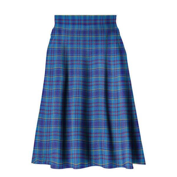 Mercer Modern Tartan Plaid Ladies Skirt