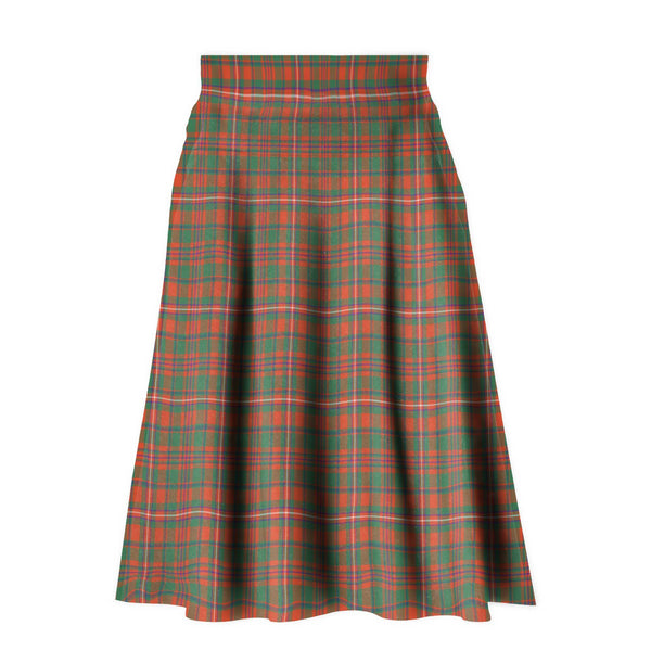 MacKinnon Ancient Tartan Plaid Ladies Skirt