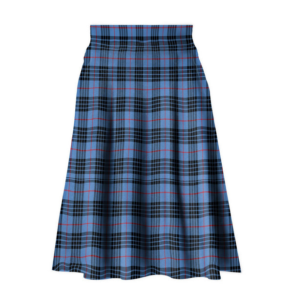 MacKay Blue Tartan Plaid Ladies Skirt