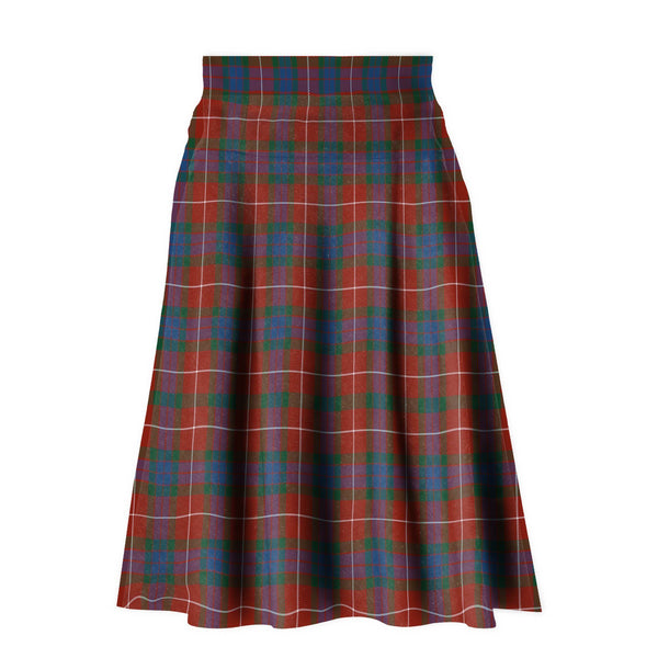 Fraser Ancient Tartan Plaid Ladies Skirt