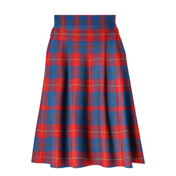 Galloway Red Tartan Plaid Ladies Skirt
