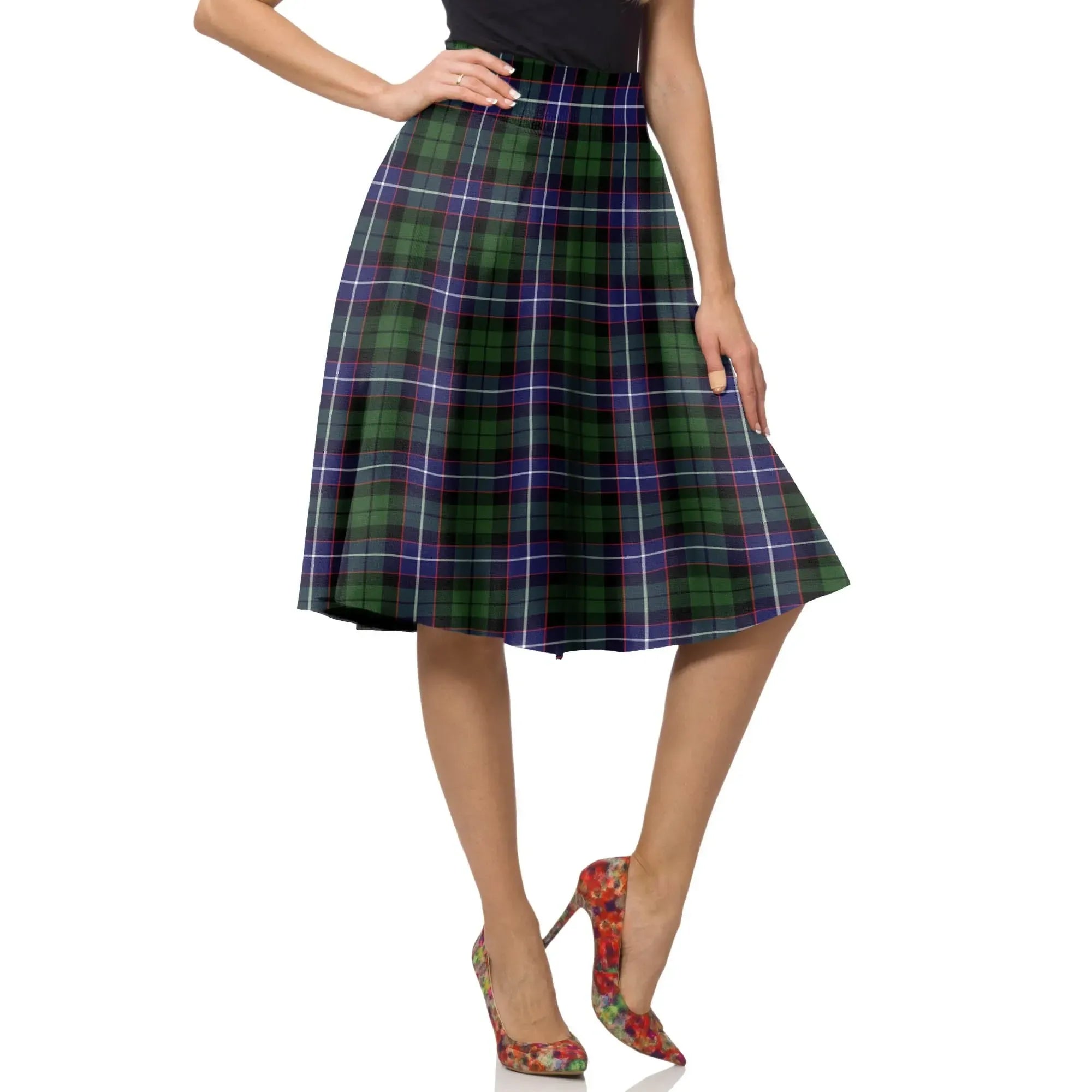 Galbraith Modern Tartan Plaid Ladies Skirt