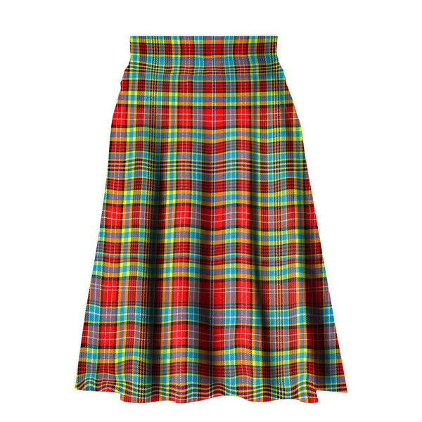 Ogilvie Hunting Ancient Tartan Plaid Ladies Skirt