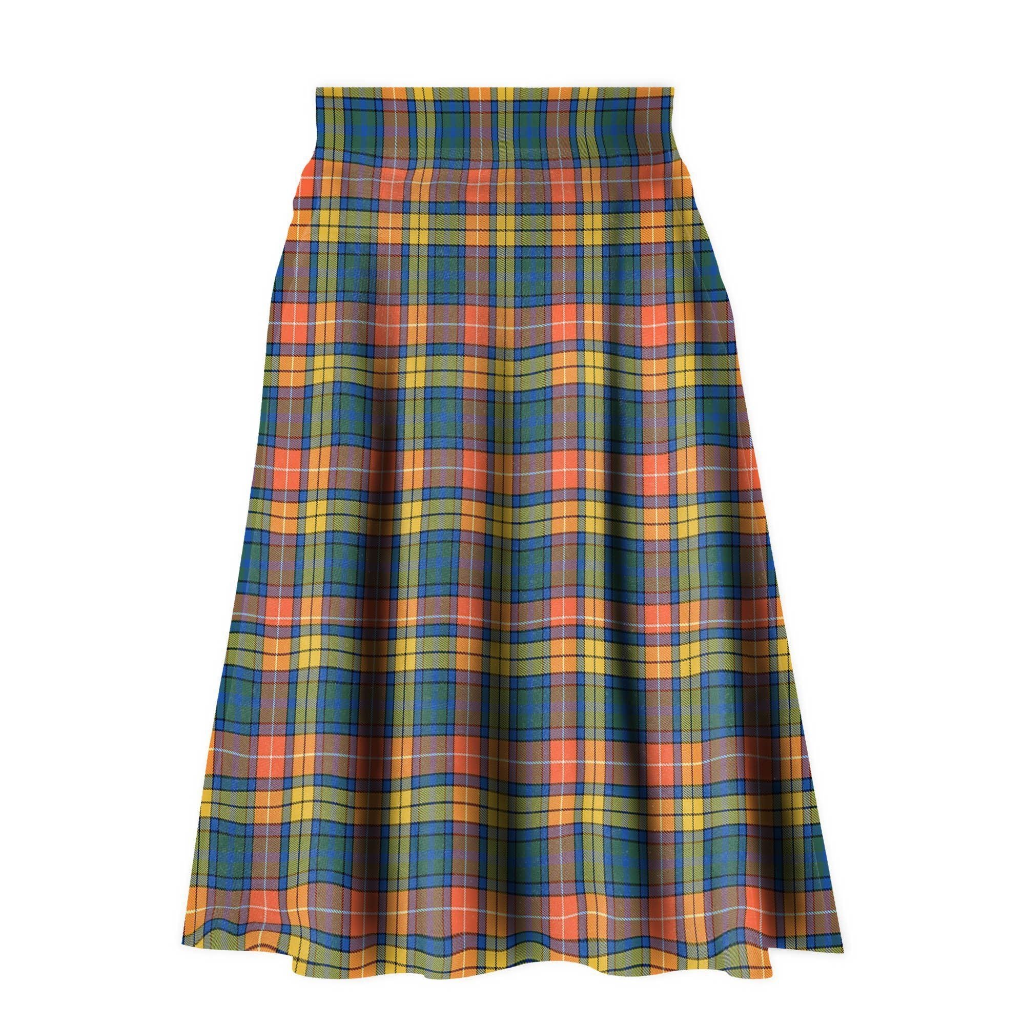 Buchanan Ancient Tartan Plaid Ladies Skirt