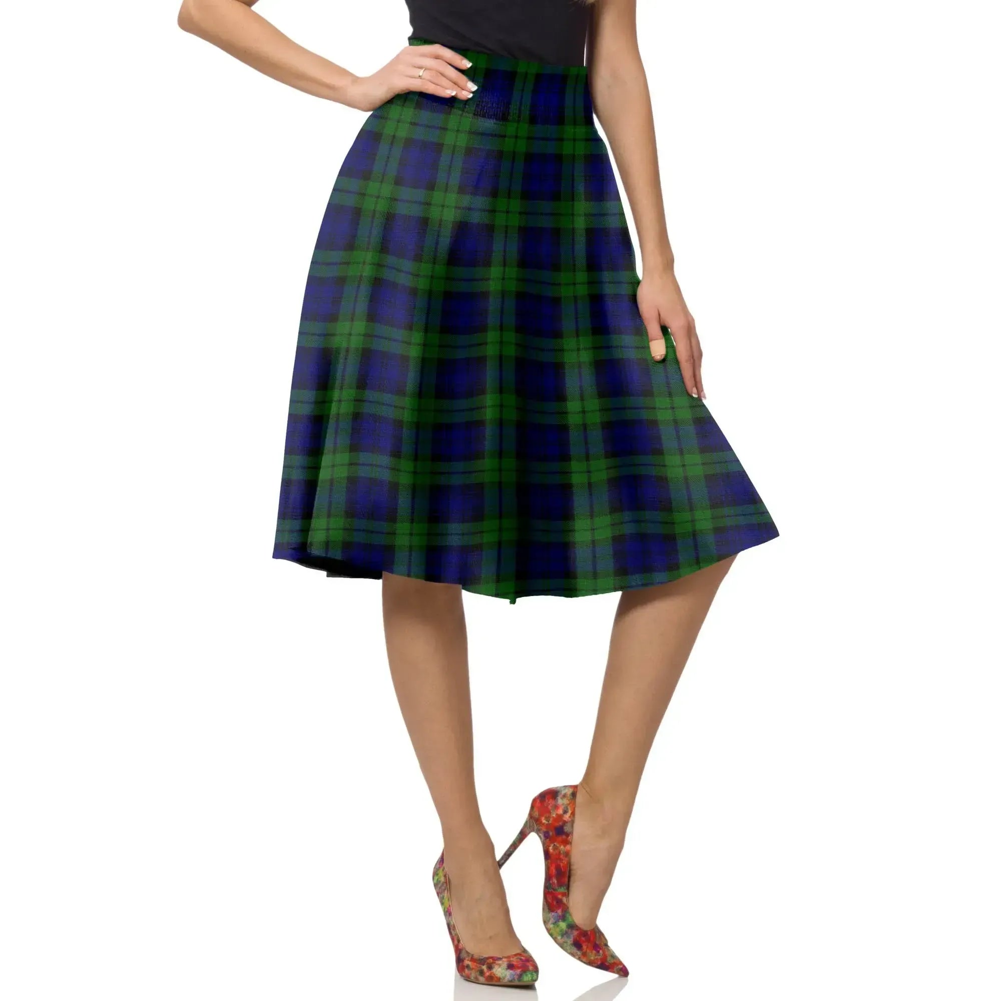 Campbell Modern Tartan Plaid Ladies Skirt