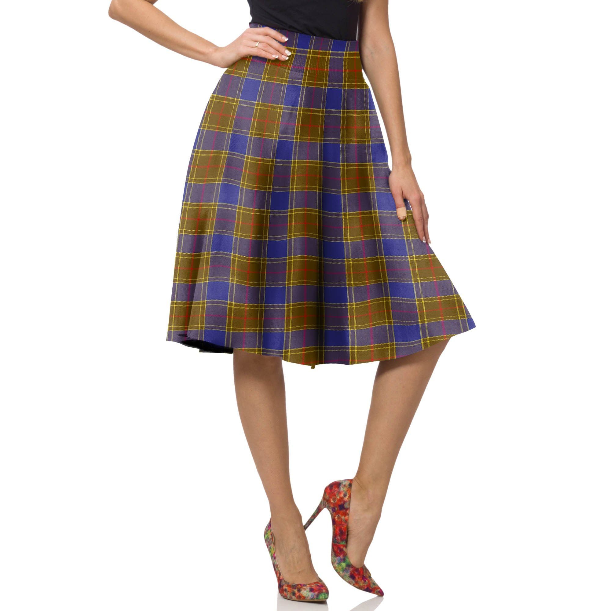 Balfour Modern Tartan Plaid Ladies Skirt