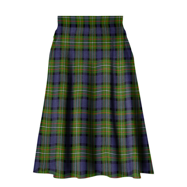 Fergusson Modern Tartan Plaid Ladies Skirt