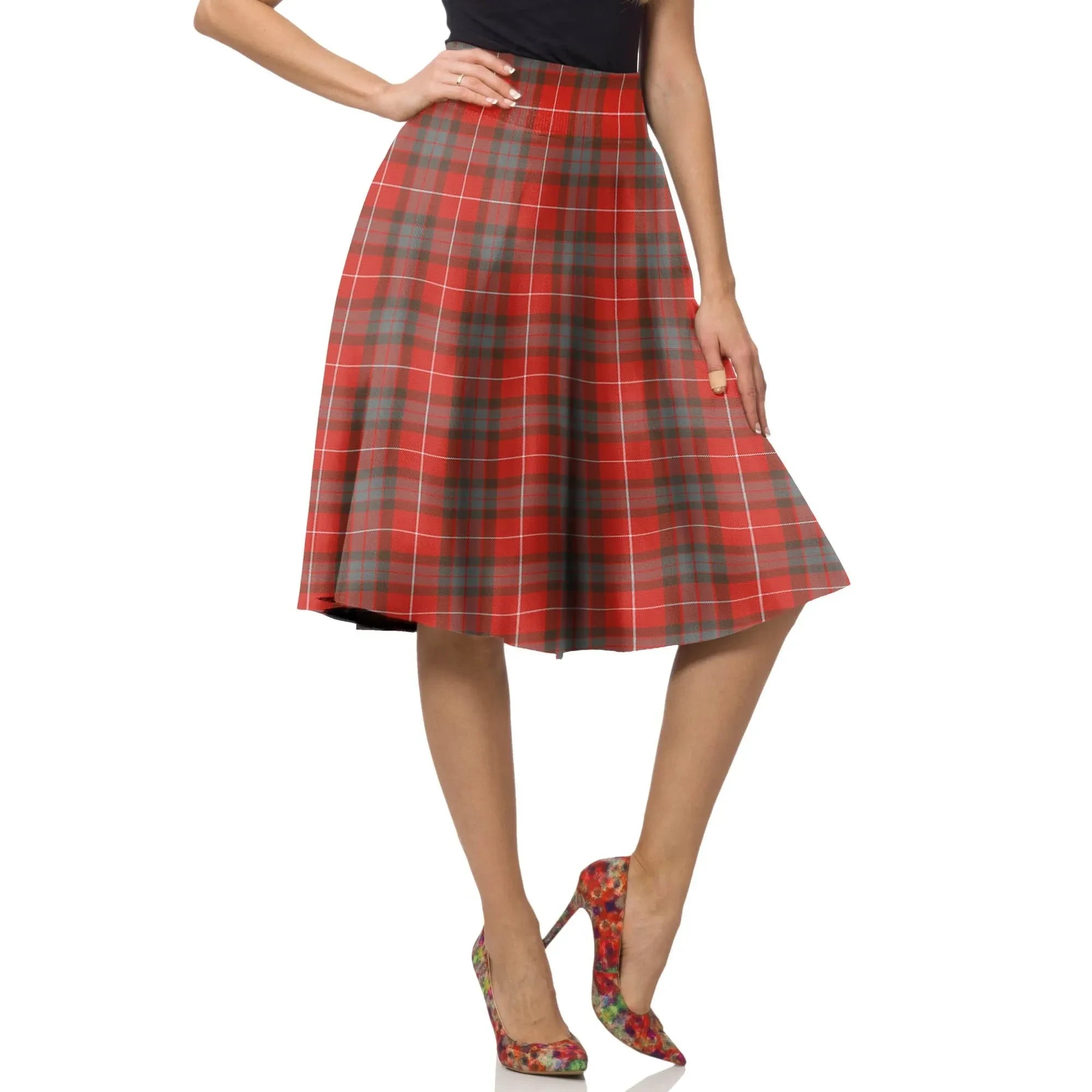 Fraser Weathered Tartan Plaid Ladies Skirt