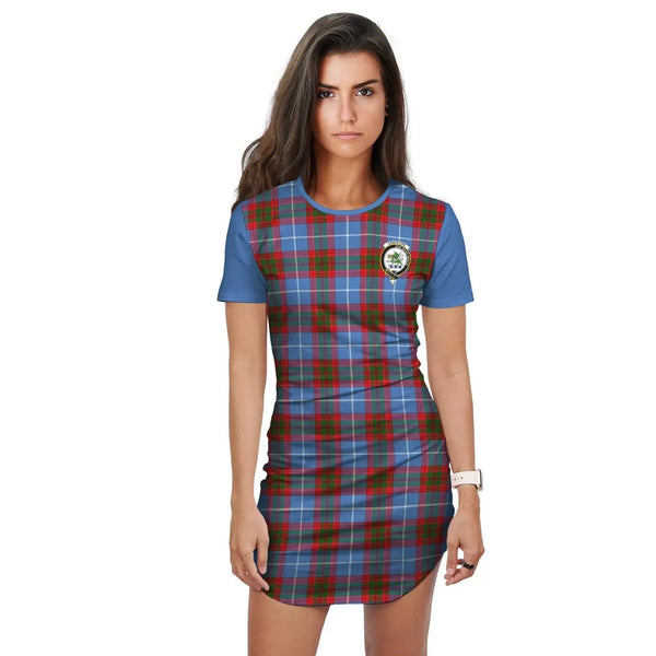 Crichton District Tartan Crest T-Shirt Dress