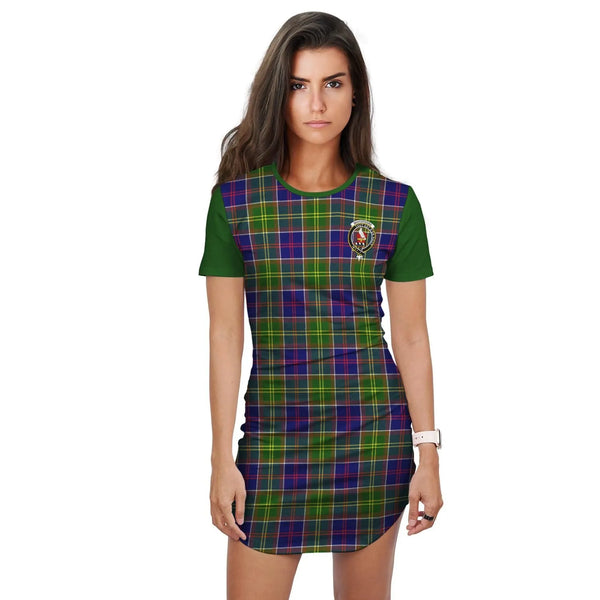 Whiteford Tartan Crest T-Shirt Dress