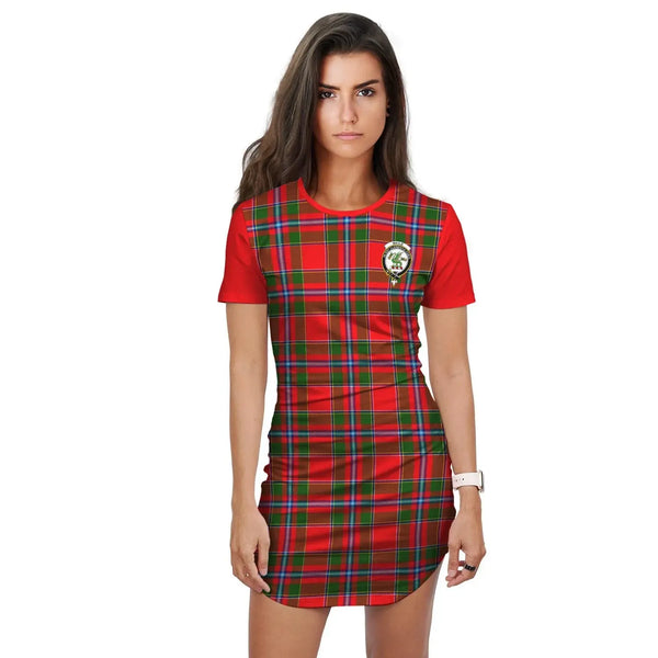 Maule Tartan Crest T-Shirt Dress