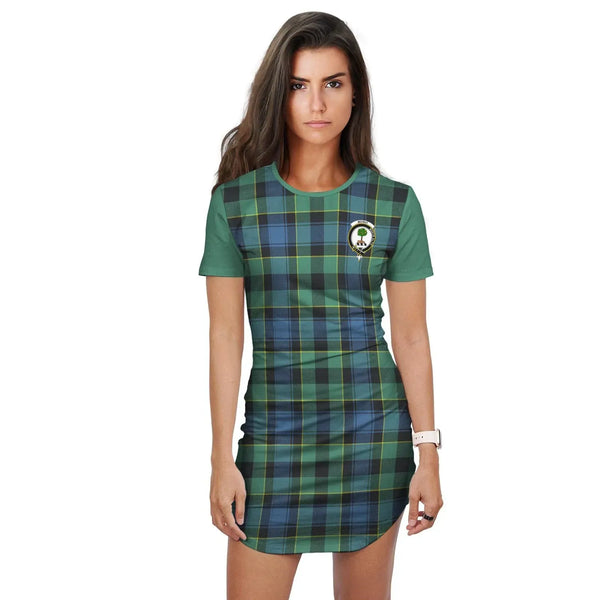 Mowat (of Inglistoun) Tartan Crest T-Shirt Dress