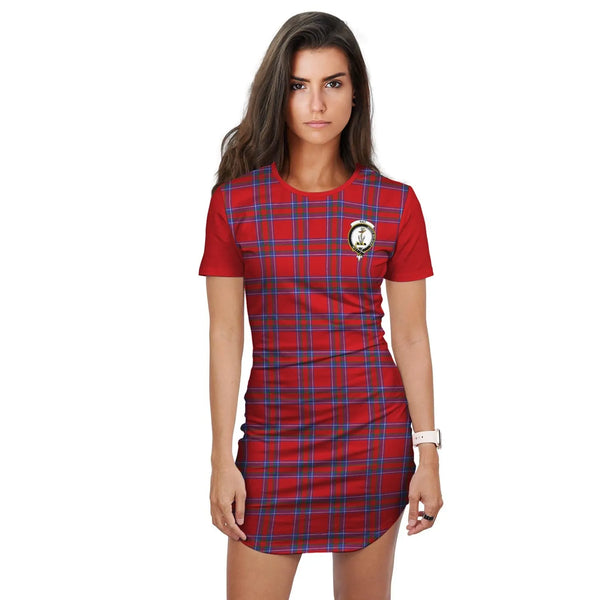 Rait Tartan Crest T-Shirt Dress
