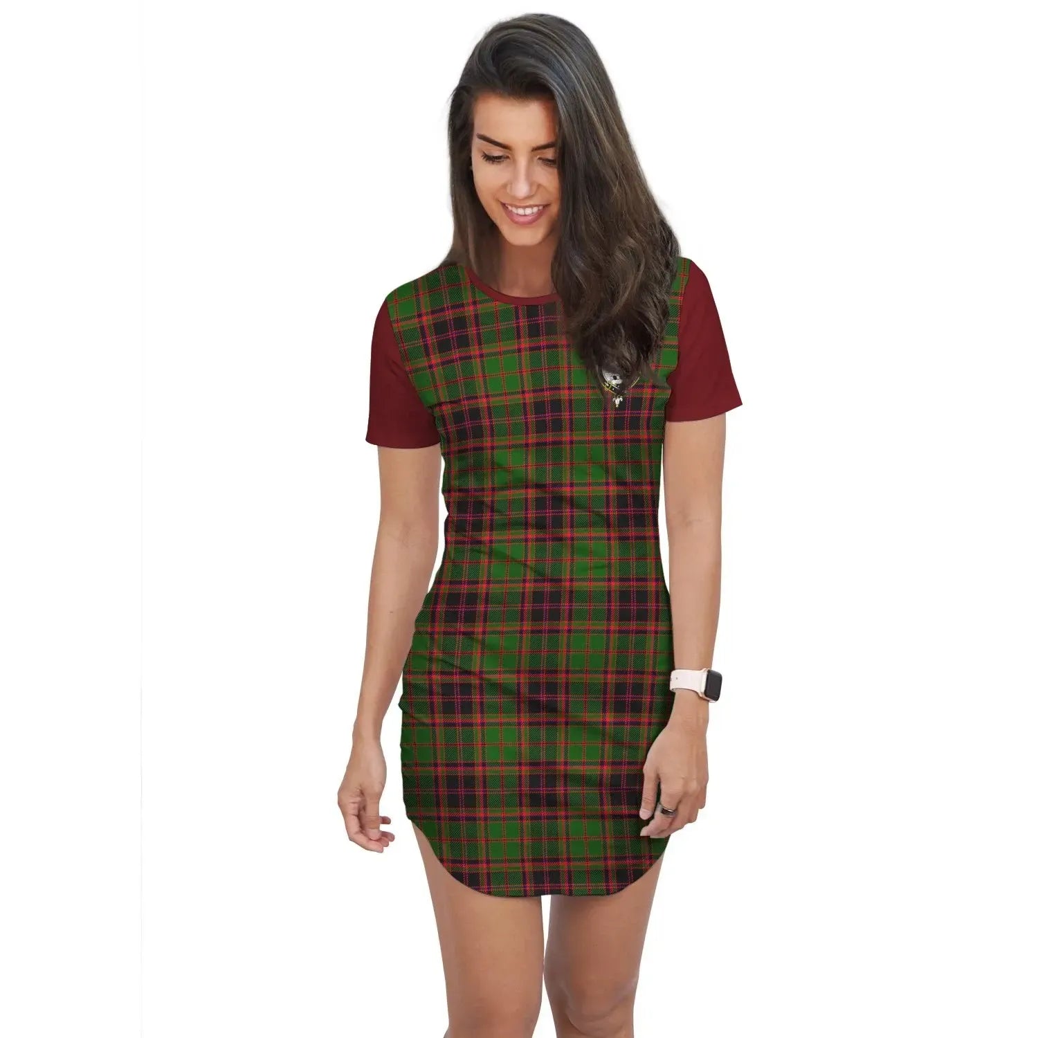 Buchan Tartan Crest T-Shirt Dress