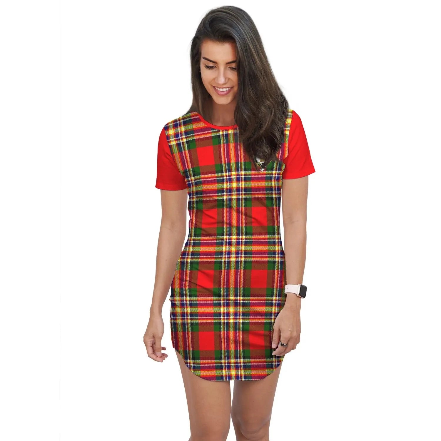 MacGill (Makgill) Tartan Crest T-Shirt Dress