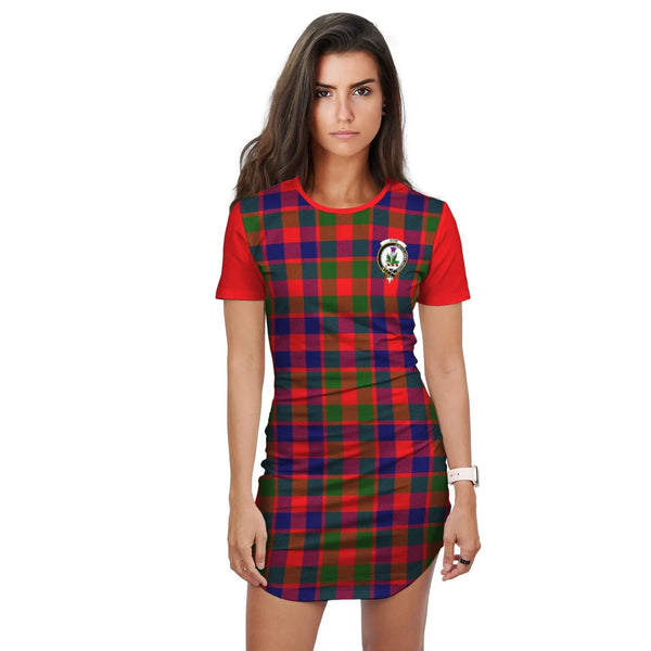 Gow (of Skeoch) Tartan Crest T-Shirt Dress