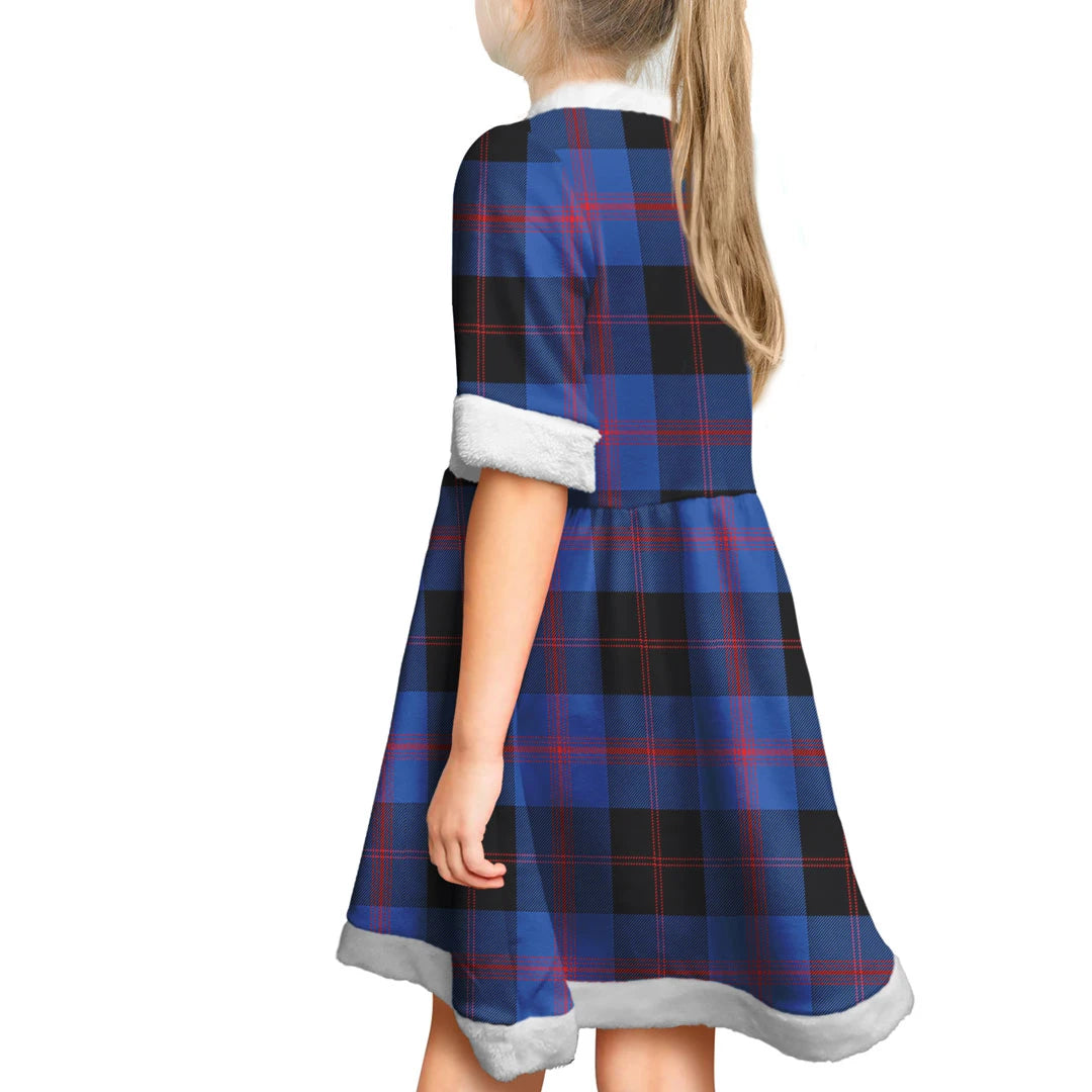 Angus Modern Tartan Classic Christmas Dress