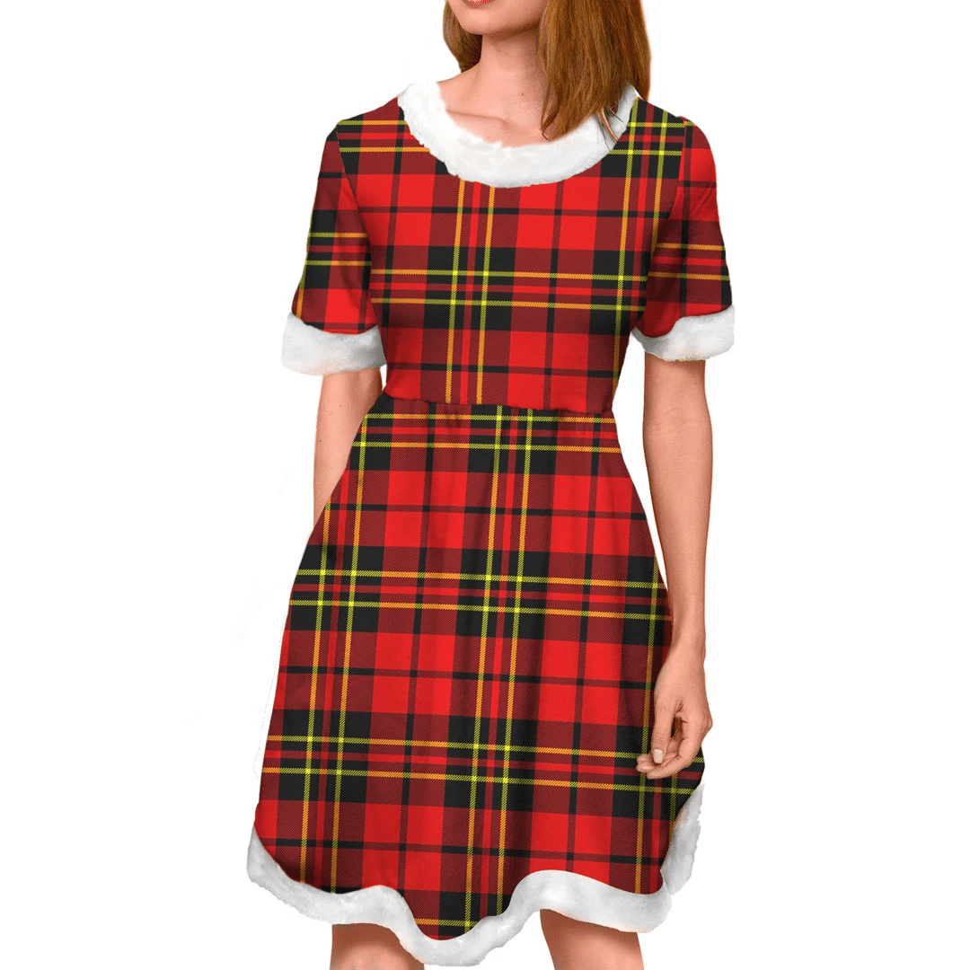 Brodie Modern Tartan Classic Christmas Dress