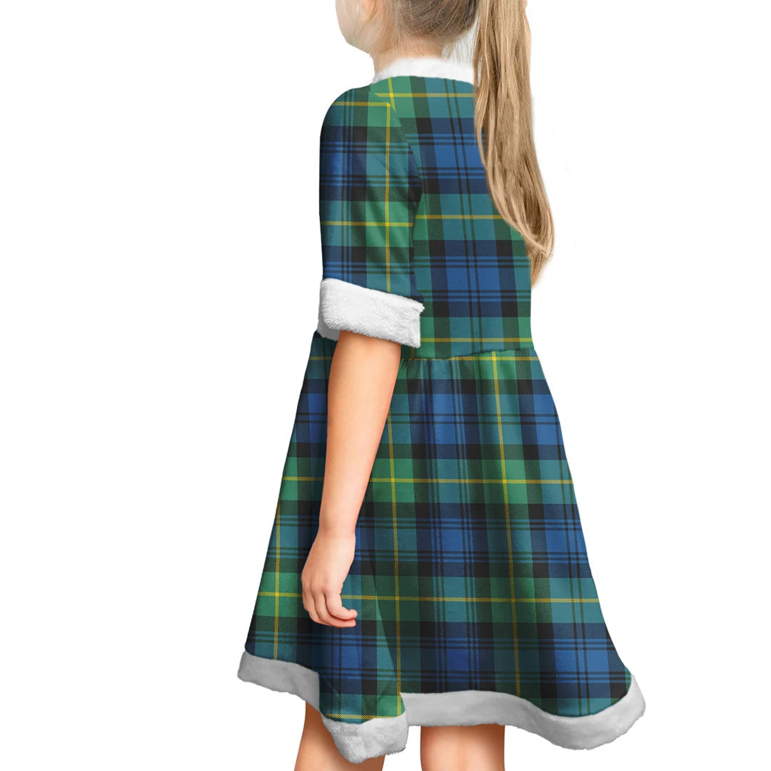 Gordon Ancient Tartan Classic Christmas Dress