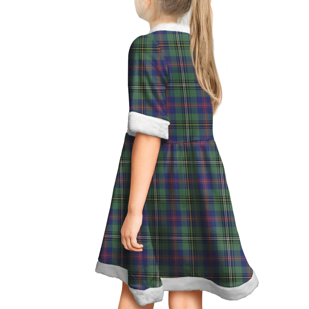 Wood Modern Tartan Classic Christmas Dress