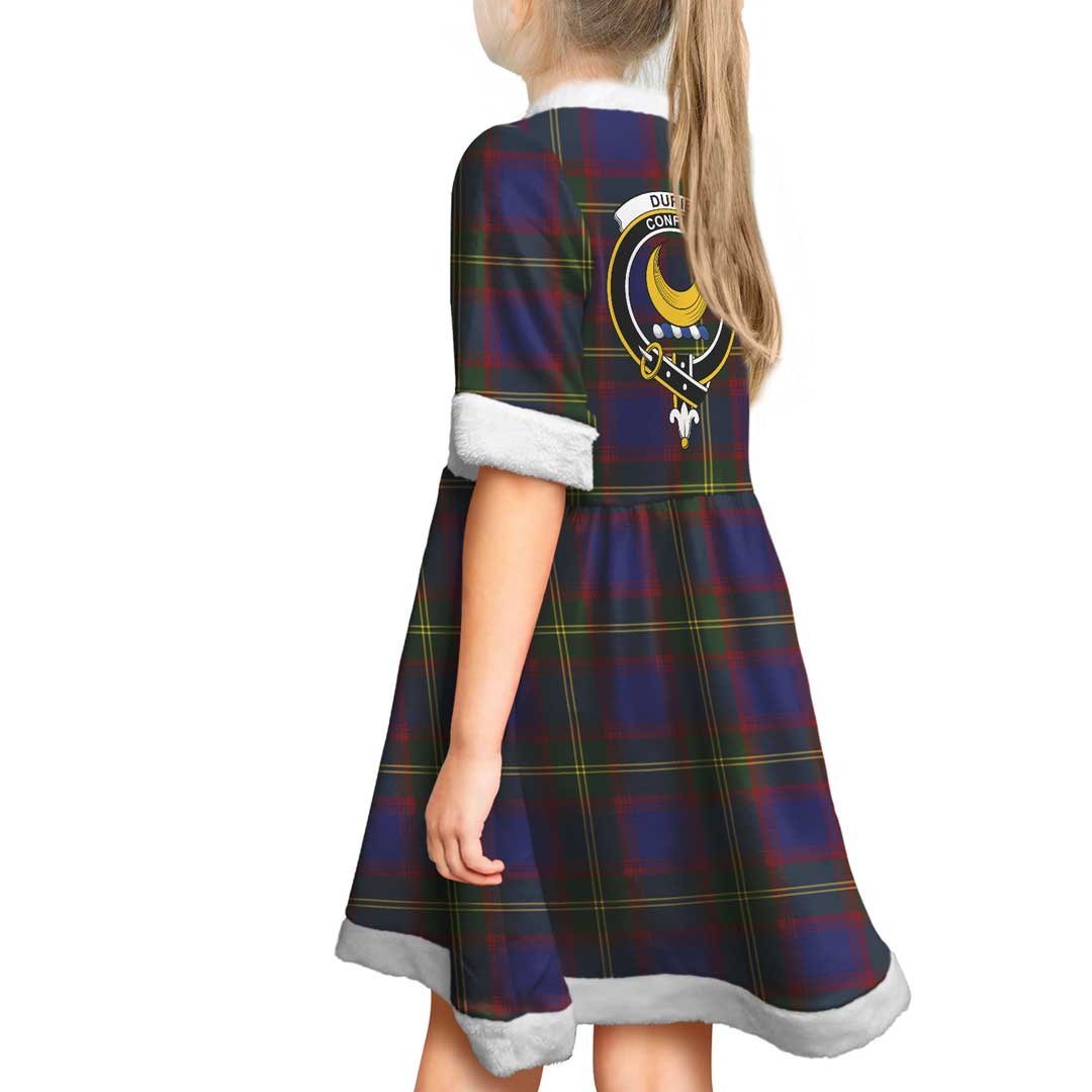 Durie Clan Tartan Crest Christmas Dress