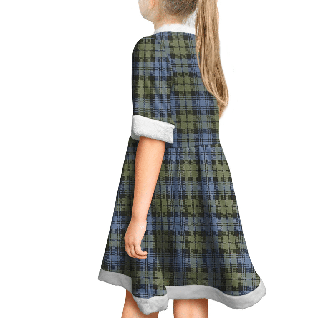 Campbell Faded Tartan Classic Christmas Dress